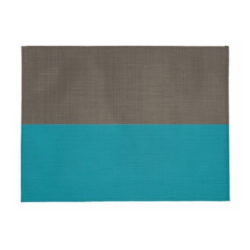 Suport pentru farfurie Tiseco Home Studio Stripe, 33 x 45 cm, bej - albastru