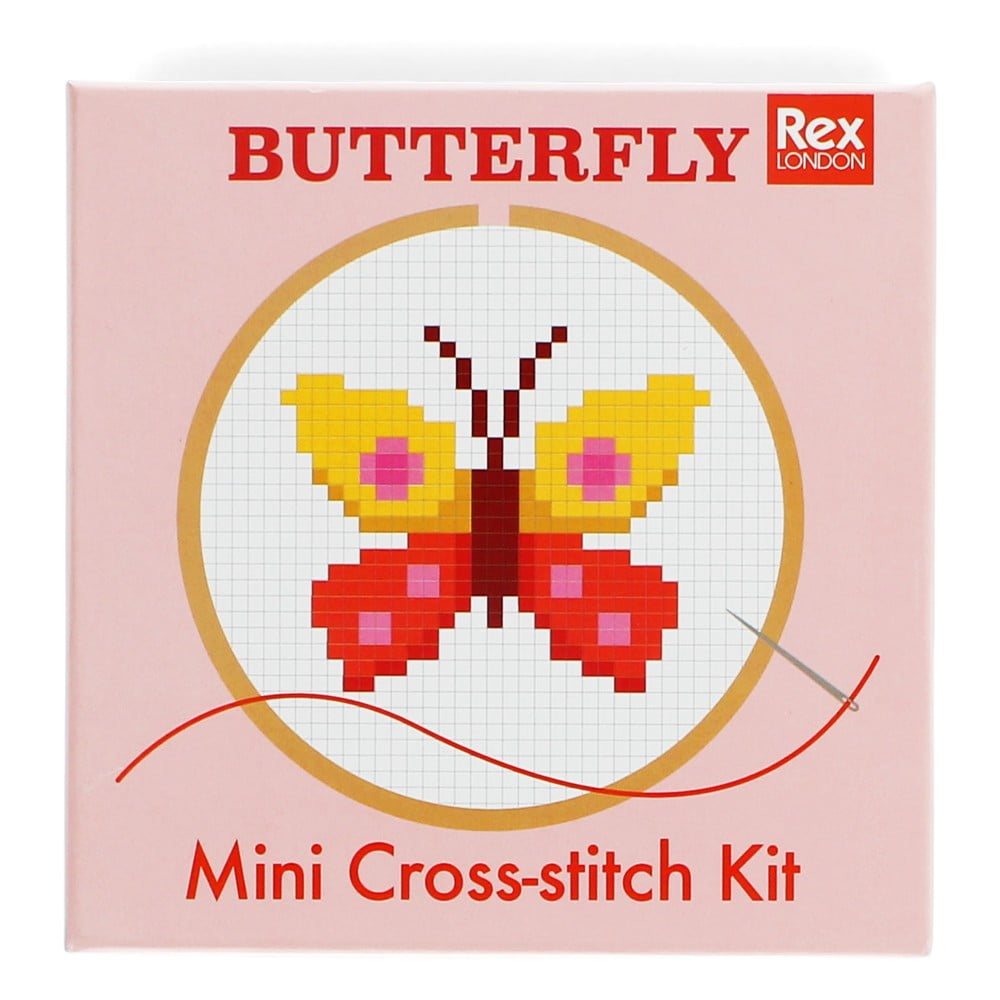 Set creativ Cross-stitch Kit Butterfly – Rex London