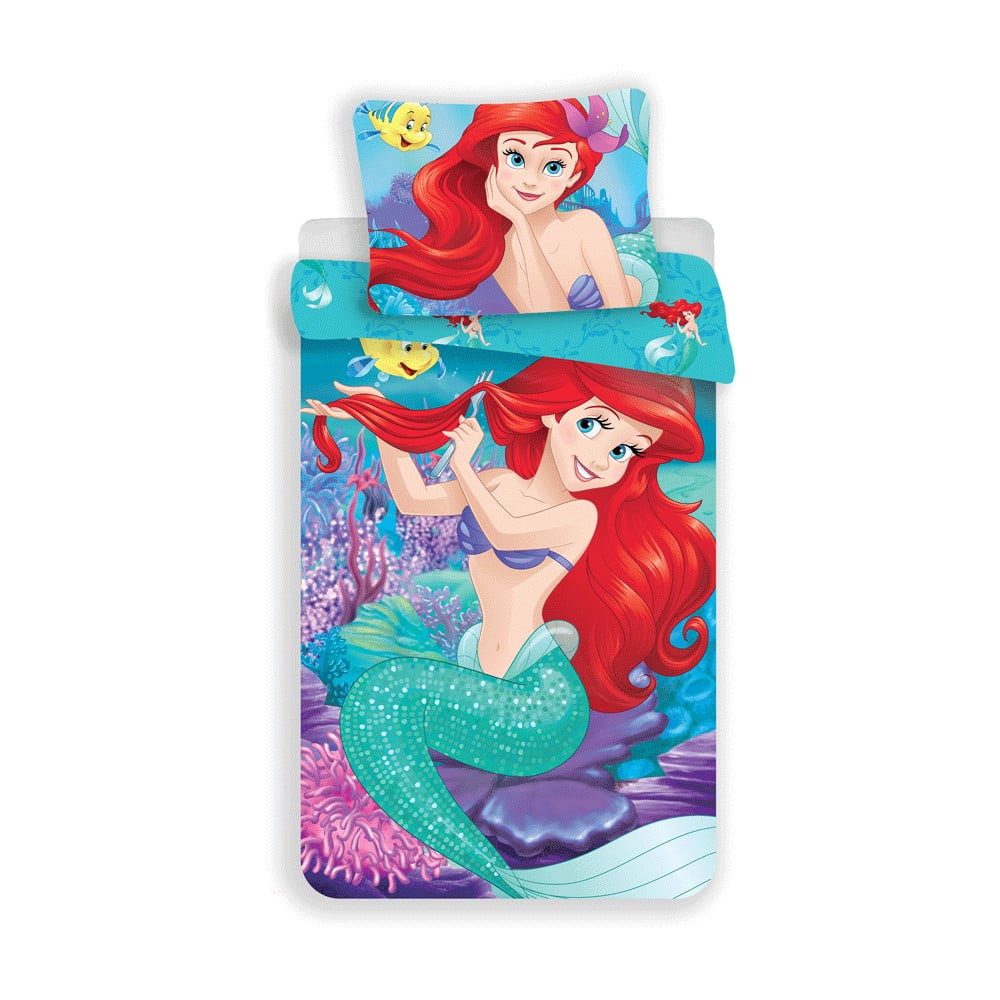 Lenjerie de pat pentru copii din bumbac pentru pat de o persoană 140x200 cm Ariel – Jerry Fabrics