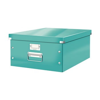 Cutie depozitare leitz universal, lungime 48 cm, albastru turcoaz