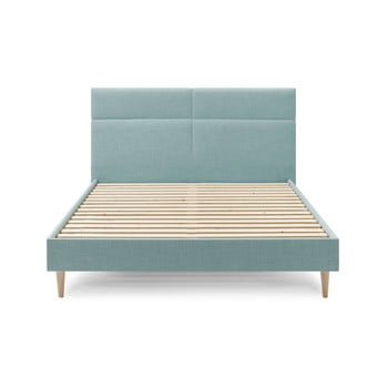 Pat dublu bobochic paris elyna light, 160 x 200 cm, turcoaz