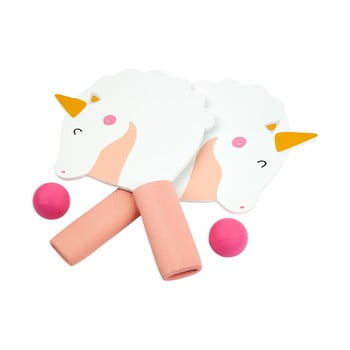 Set 2 palete și minge pentru plajă sunnylife seahorse unicorn