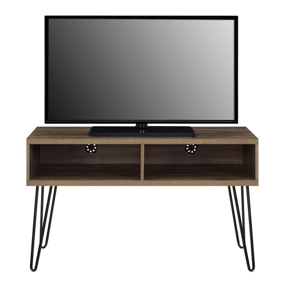 Comodă TV în culoare naturală cu aspect de lemn de nuc 107x63 cm Owen – Støraa