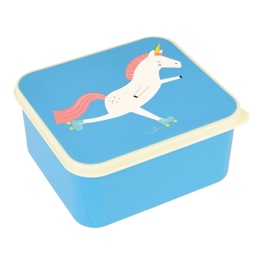 Cutie pentru prânz cu motiv inorog Rex London Magical Unicorn, albastru bonami.ro imagine 2022