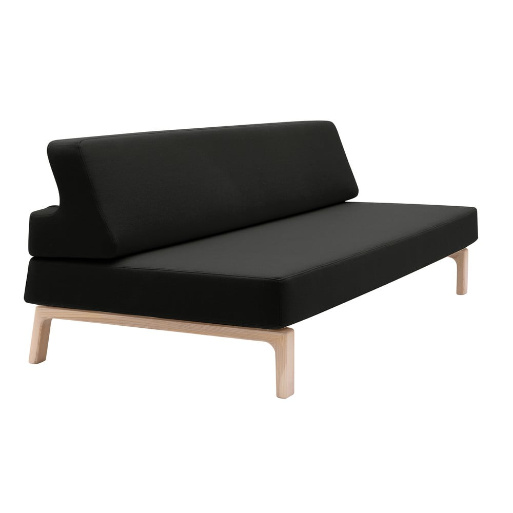 Canapea extensibilă Softline Lazy, negru bonami.ro imagine 2022