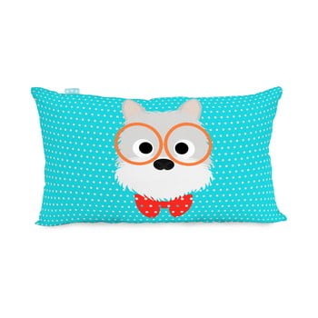 Față de pernă din bumbac cu 2 fețe mr. fox dogs 50 x 30 cm