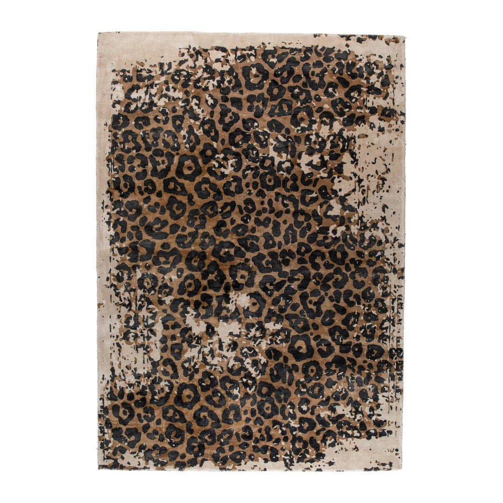 Covor Dutchbone Satwa, 170 x 240 cm, bej – negru chilipirul-zilei.ro imagine antiquemob.ro