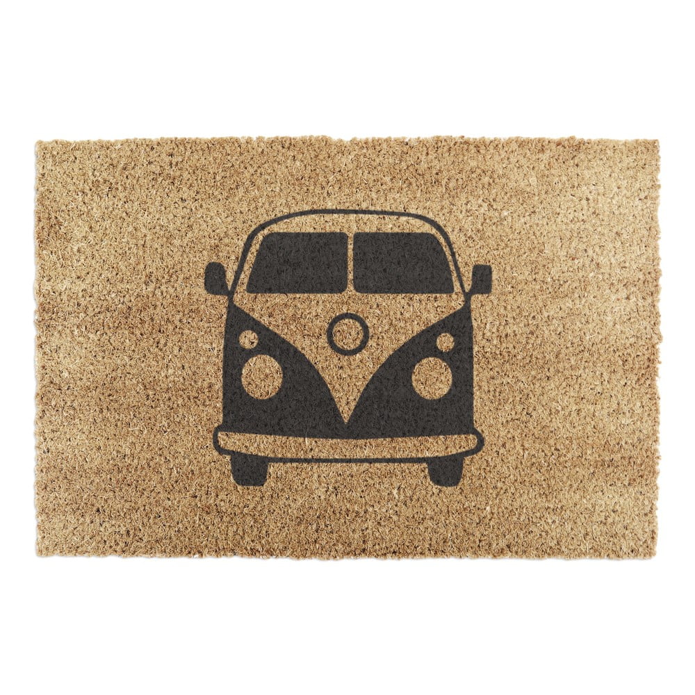 Covoraș de intrare din fibre de nucă de cocos 40x60 cm Campervan – Artsy Doormats