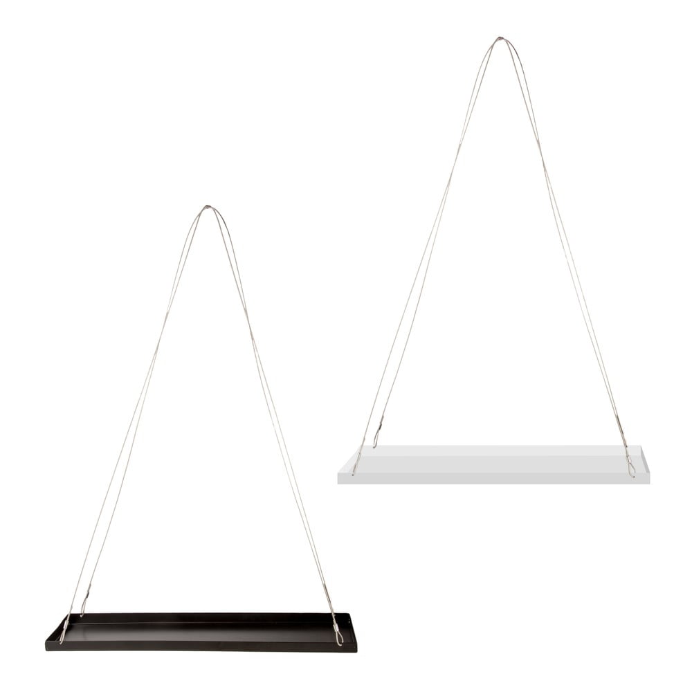 Set 2 suporturi suspendate pentru ghiveci esschert design scandi, 58 x 15 cm