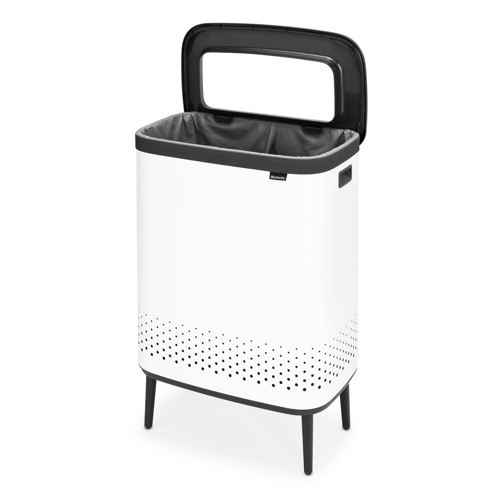 Coș de rufe alb din metal 90 l Bo Hi – Brabantia