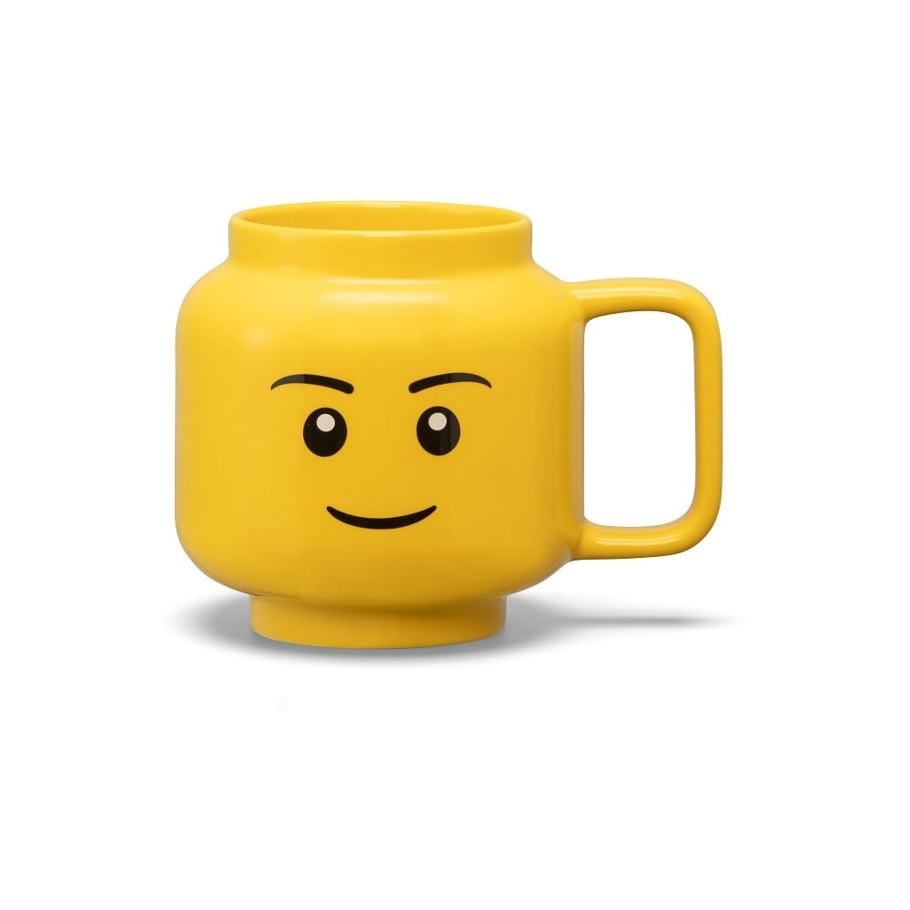  Cană pentru copii galben din ceramică 530 ml Head – LEGO® 