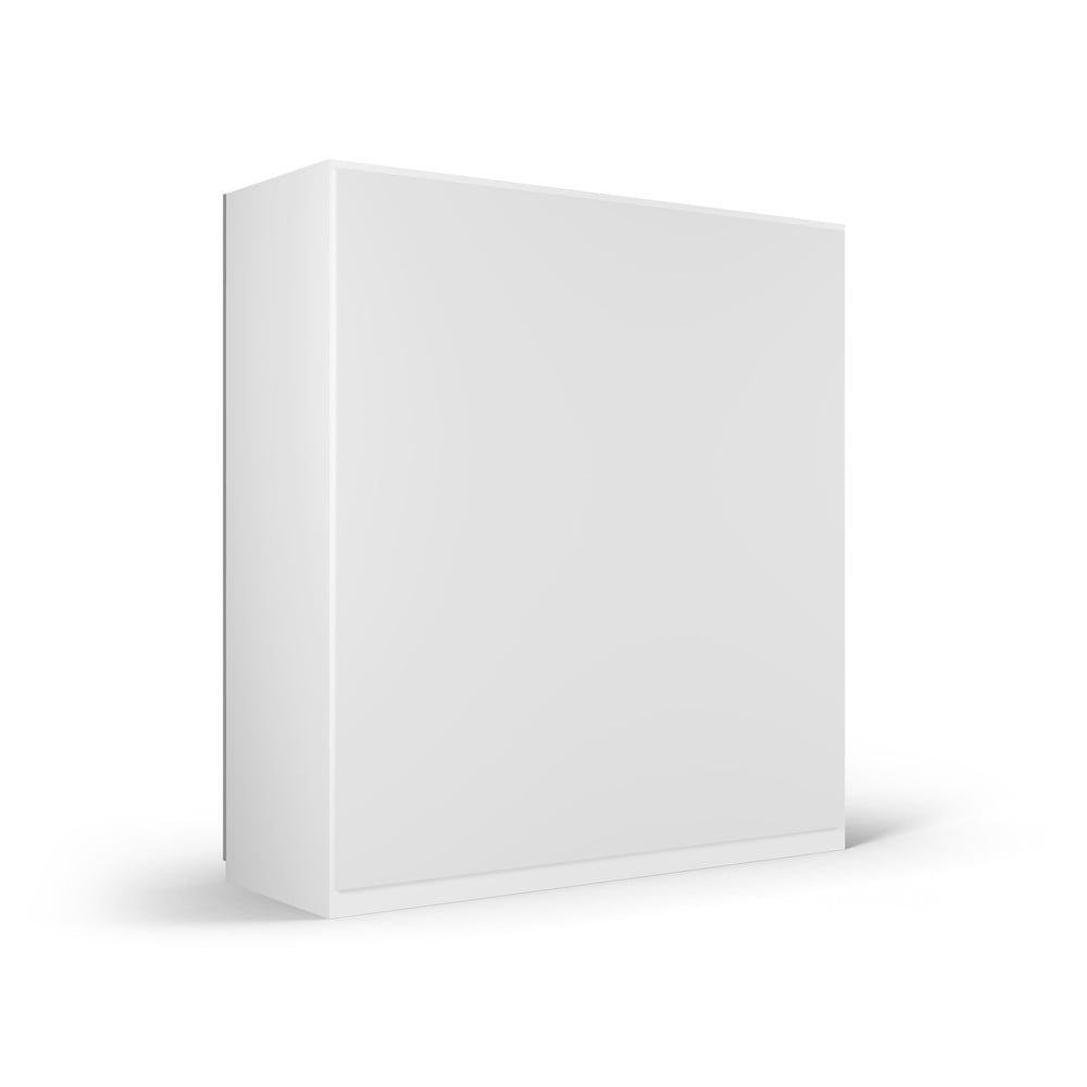 Dulap alb cu oglindă și uși glisante 200×215 cm Lisburn – Cosmopolitan Design 200x215 imagine 2022 6