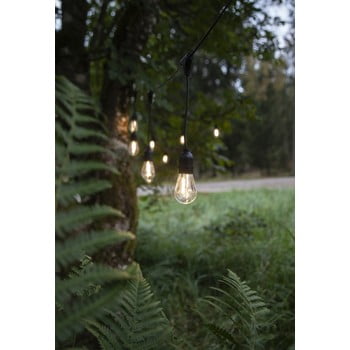 Șirag luminos pentru exterior cu led star trading string, 10 becuri, negru