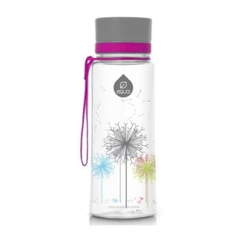Sticlă din plastic reutilizabilă equa dandelion, 0,6 l