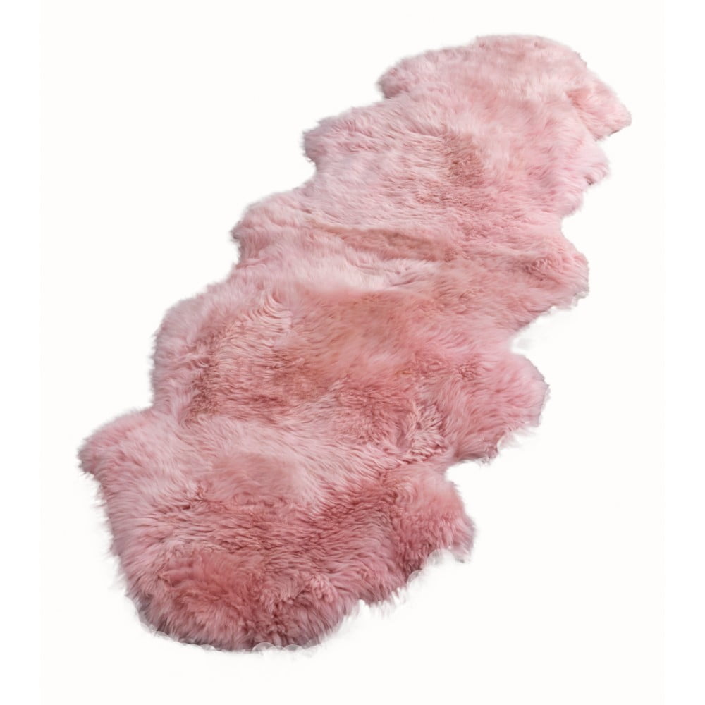 Blană dublă de oaie Native Natural Double, 60 x 240 cm, roz bonami.ro imagine 2022