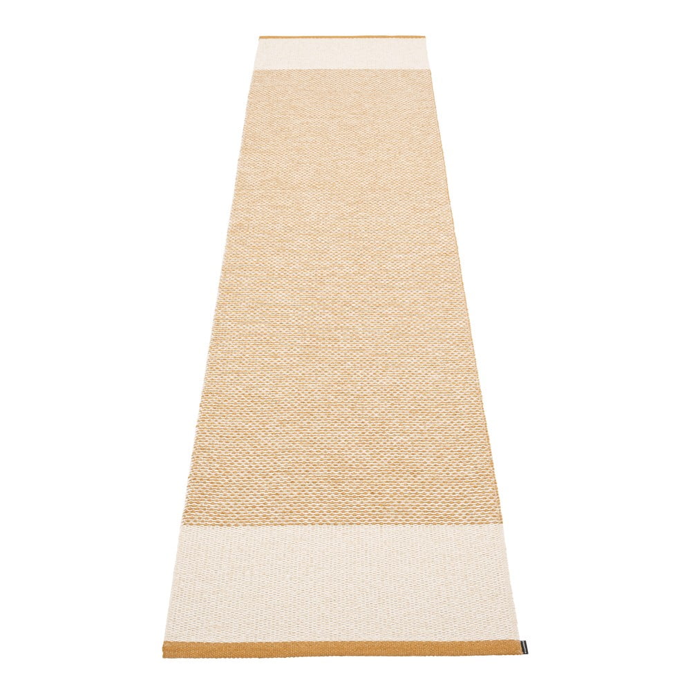 Covor tip traversă pentru interior și exterior galben ocru 70x300 cm Edit Ochre – Pappelina
