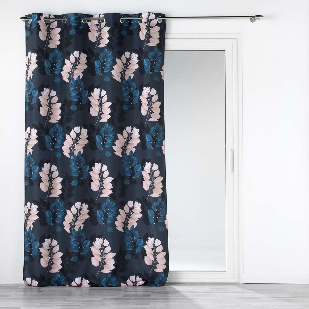 Draperie albastru-închis 140x260 cm Belline – douceur d\'intérieur