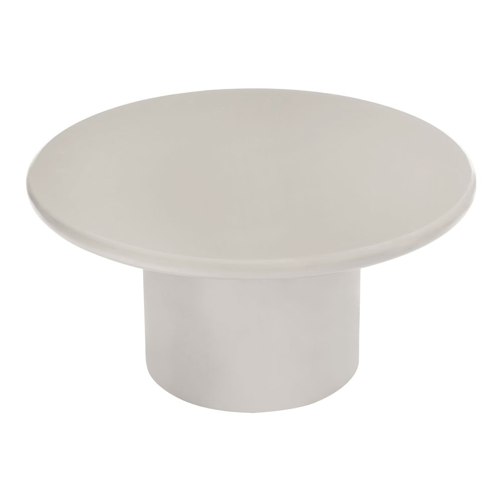 Măsuță de cafea crem rotundă ø 80 cm Nagano – House Nordic