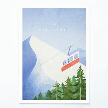 Poster travelposter les alpes, a3