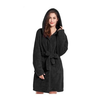 Halat unisex din microfibră, negru, decoking sleepyhead, măr. l