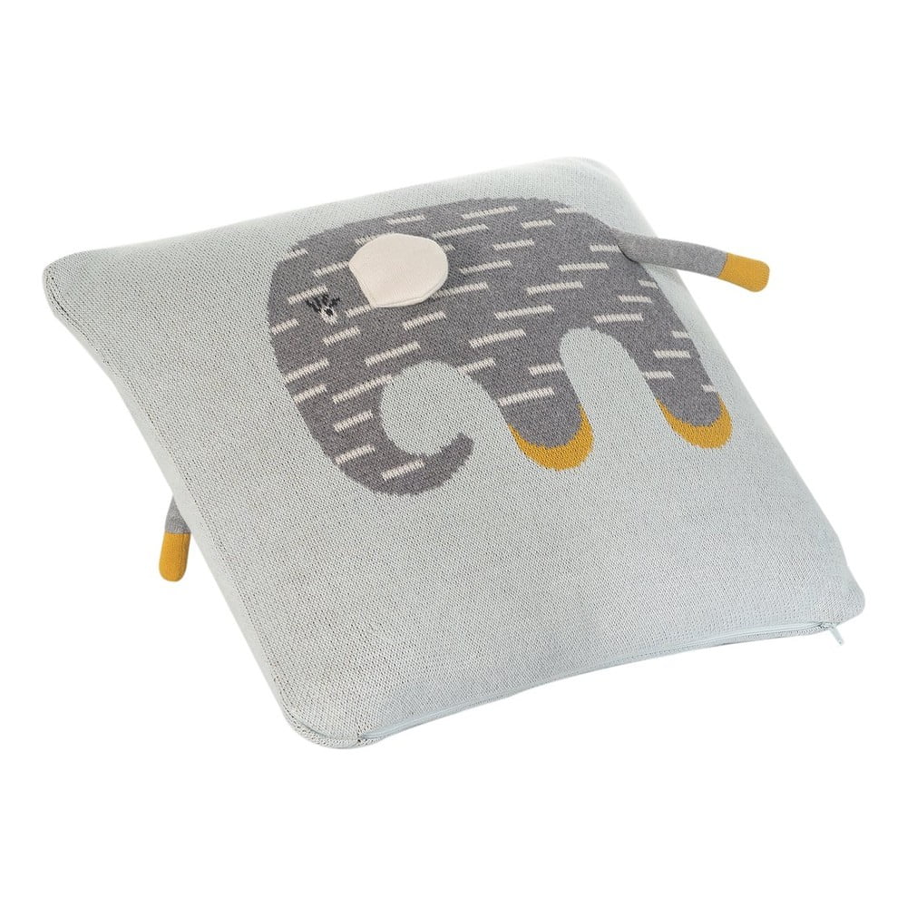 Față de pernă gri din bumbac pentru copii Kindsgut Elephant, 40 x 40 cm bonami.ro imagine noua