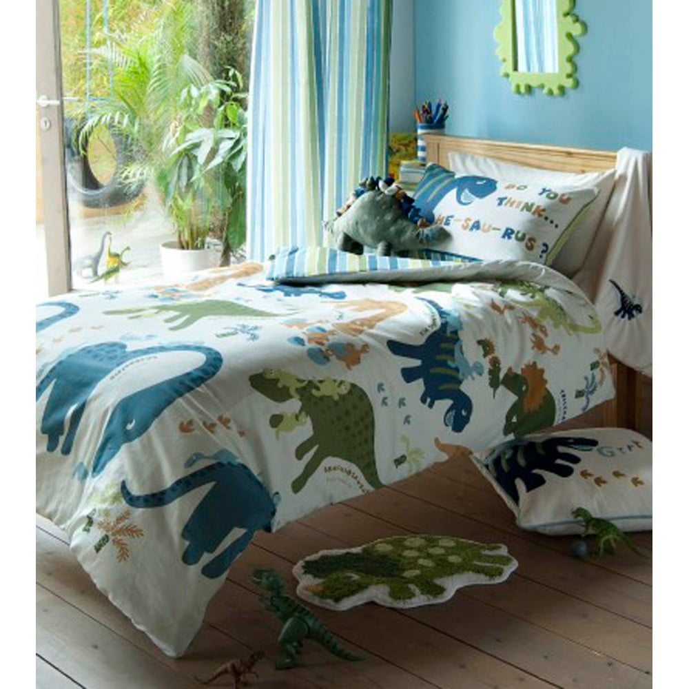 Lenjerie de pat pentru copii Catherine Lansfield Dino, 135 x 200 cm bonami.ro imagine 2022