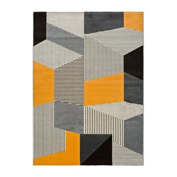 Covor universal leo grey, 80 x 150 cm, gri-portocaliu