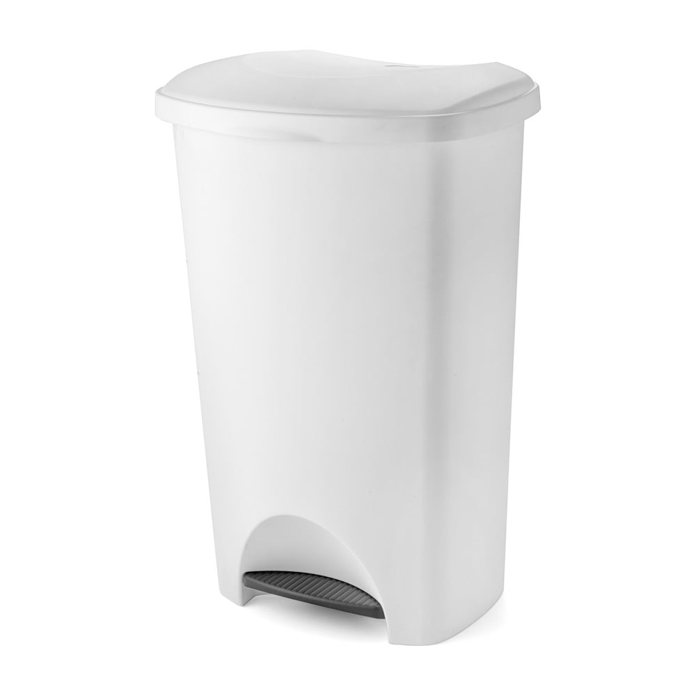 Coș de gunoi cu pedală și capac Addis, 41 x 33 x 62,5 cm, alb Addis imagine 2022