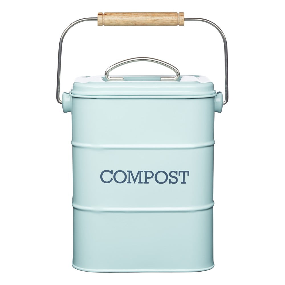 Recipient pentru deșeuri compostabile Kitchen Craft Living Nostalgia, verde – albastru, 3 l bonami.ro imagine 2022