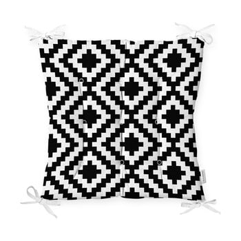 Pernă pentru scaun Minimalist Cushion Covers BW Geometric, 40 x 40 cm