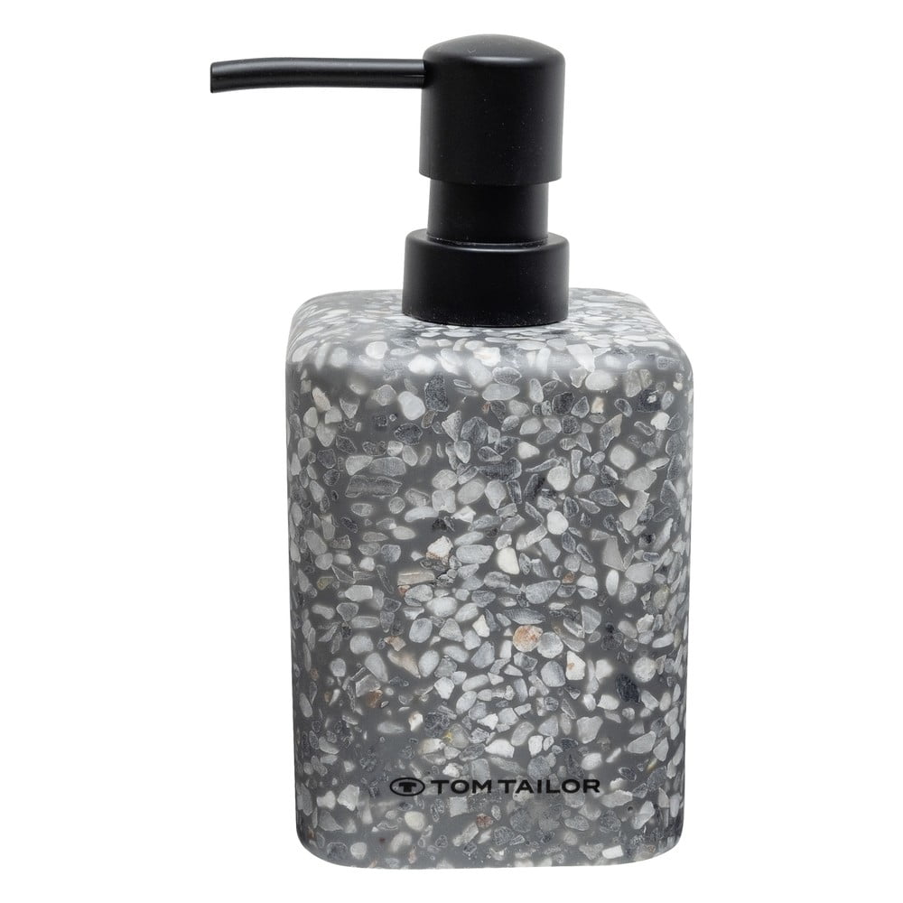 Dozator de săpun lichid gri din polirășină 270 ml Tom Tailor T-Terrazzo – Wenko