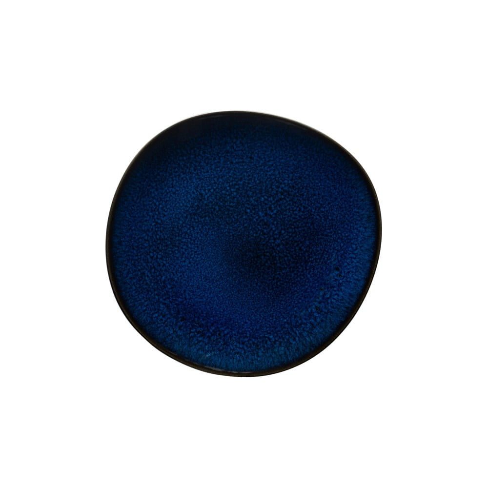 Farfurie din gresie ceramică pentru desert villeroy & boch like lave, ø 23 cm, albastru închis