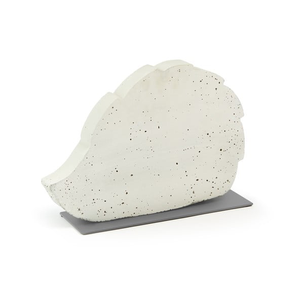 Decorațiune din ciment La Forma Sens Hedgehog, 37 x 25 cm, alb