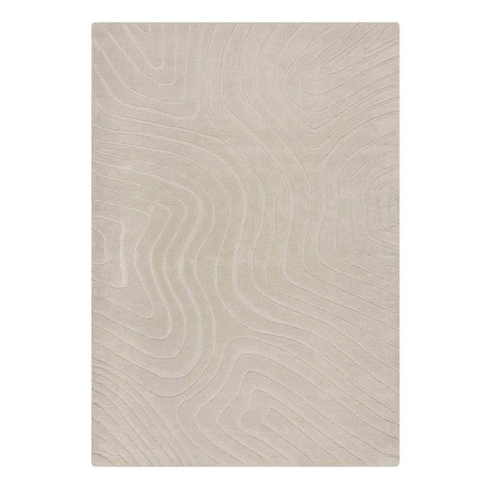 Covor crem țesut manual din lână 120x170 cm Mesmerise Natural – Flair Rugs