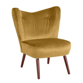 Fotoliu max winzer sari velvet, galben