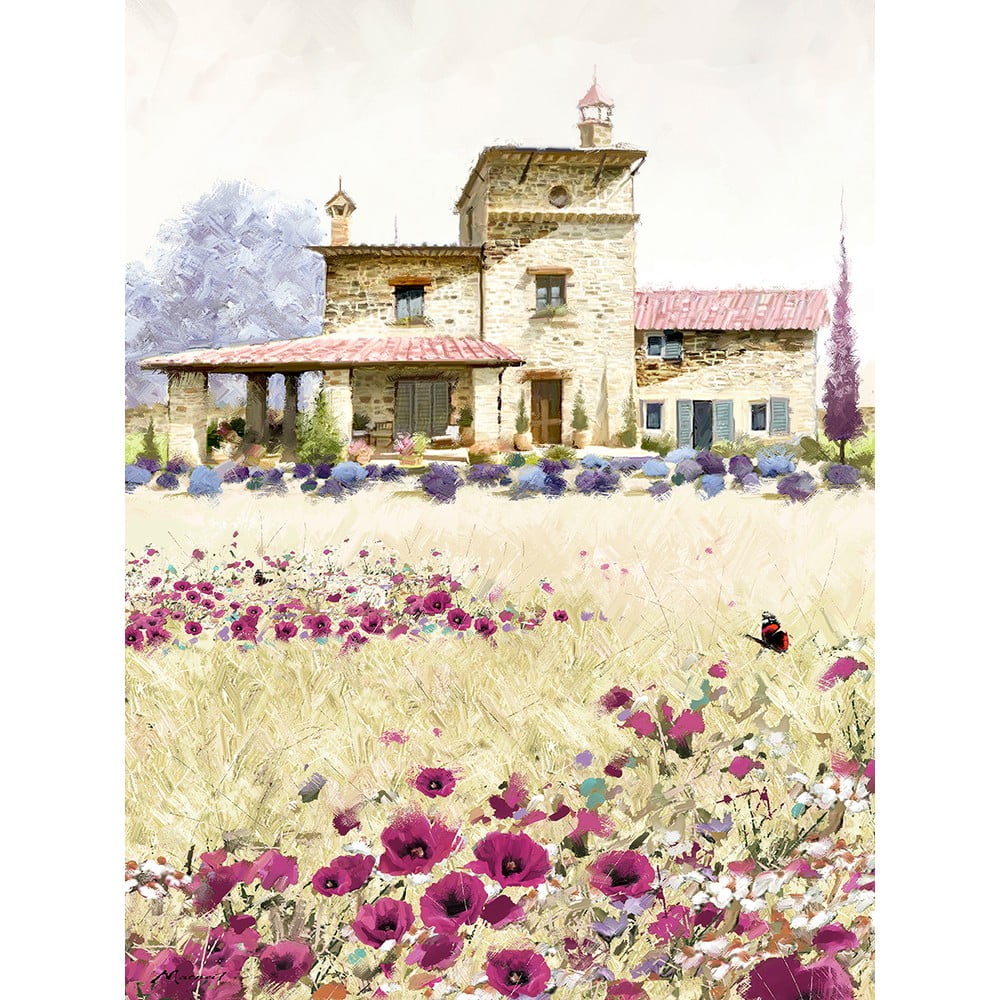 Tablou pe pânză Styler Tuscany House, 50 x 70 cm bonami.ro imagine 2022