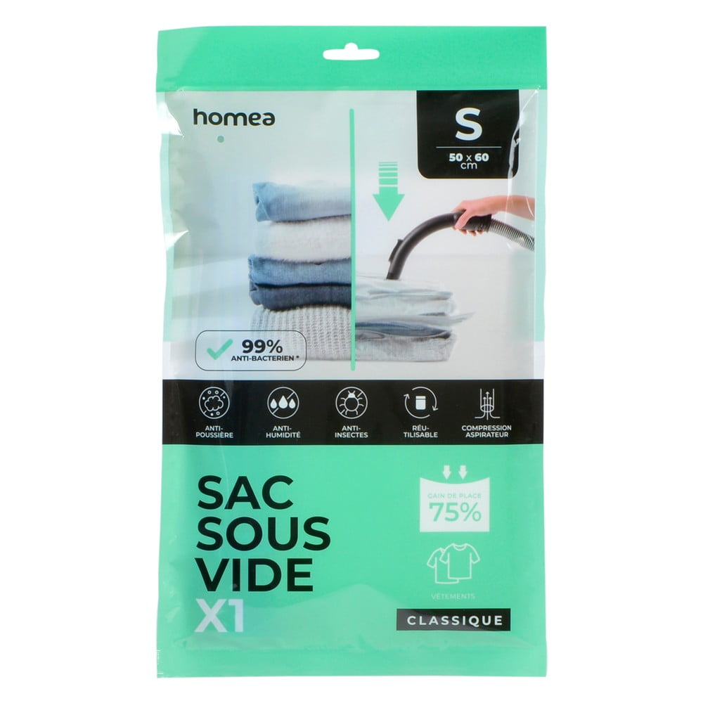 Sac de vidat Antibacterial – Homéa