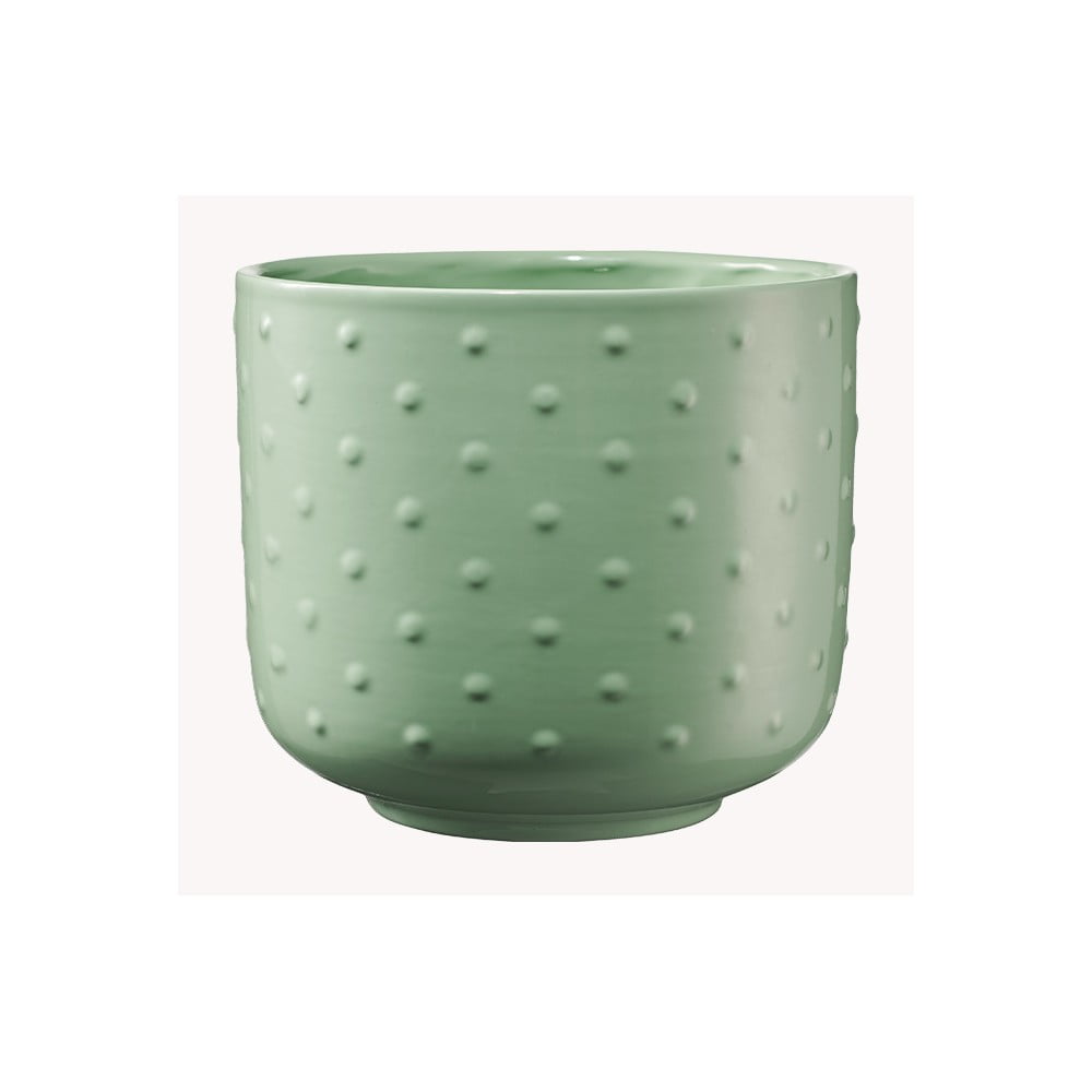 Ghiveci din ceramică Big pots Baku, ø 13 cm, verde deschis Big pots imagine 2022