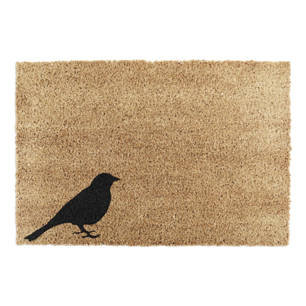 Covoraș de intrare din fibre de nucă de cocos 40x60 cm Bird – Artsy Doormats