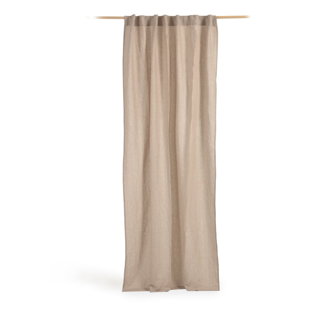Draperie bej 140×270 cm Marja – Kave Home 140x270 pret redus
