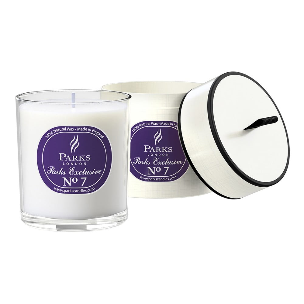 Lumânare parfumată Parks Candles London Exclusive, aromă de orhidee, lotus, durată ardere 50 ore