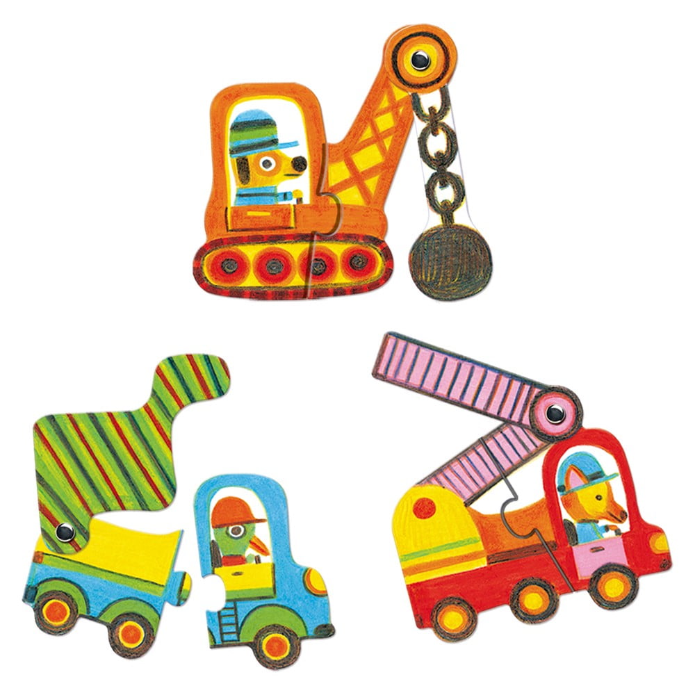 Puzzle pentru copii Djeco „Auto” bonami.ro imagine 2022