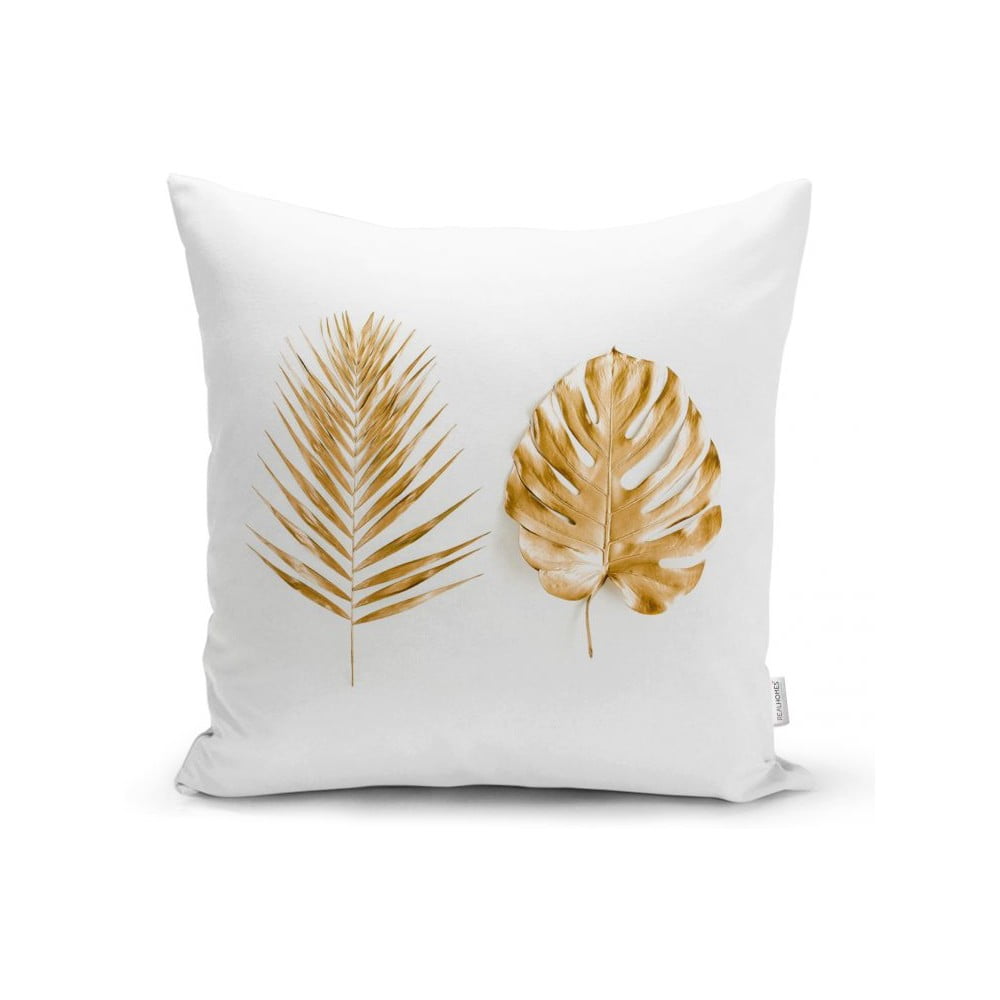 Față de pernă Minimalist Cushion Covers Golden Leafes, 45 x 45 cm bonami.ro imagine 2022