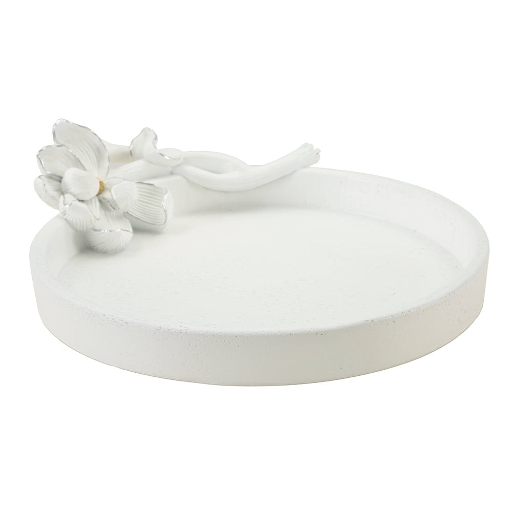 Tavă decorativă din polirășină ø 21 cm Magnolia – Mauro Ferretti