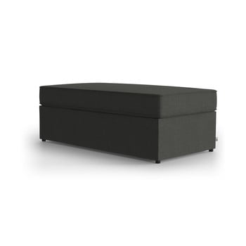 Banchetă extensibilă tapițată my pop design brady, 130 cm, gri antracit
