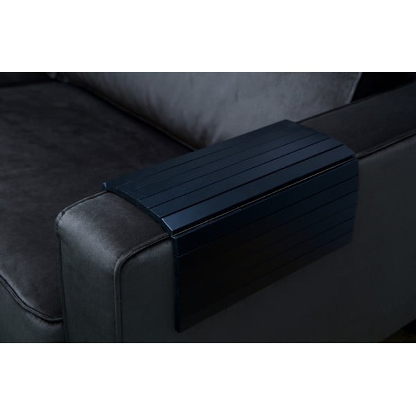 Cotieră flexibilă pentru canapea WOOOD Tray XL, negru