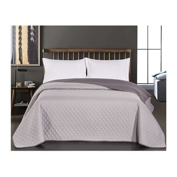 Cuvertură cu 2 fețe din microfibră decoking axel, 240 x 260 cm, gri