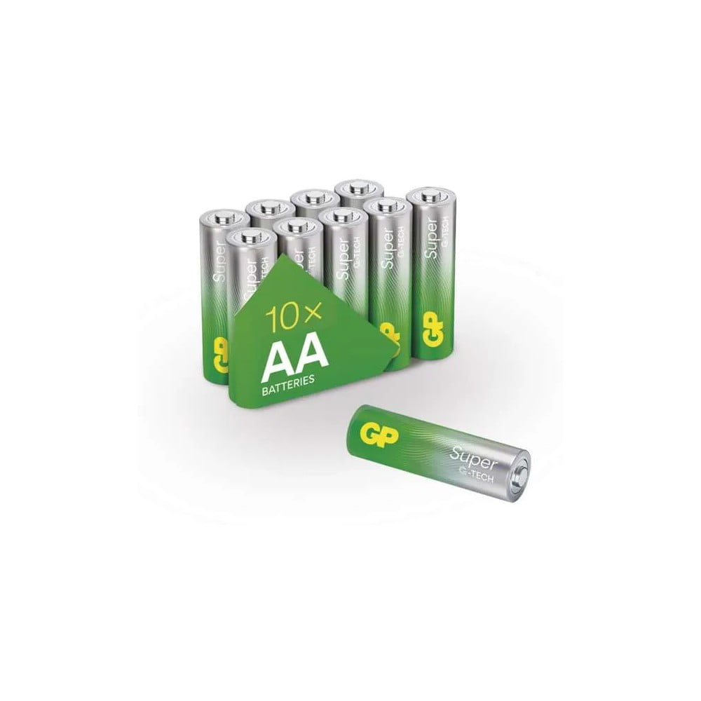 Set 10 baterii alcaline EMOS GP Super AA