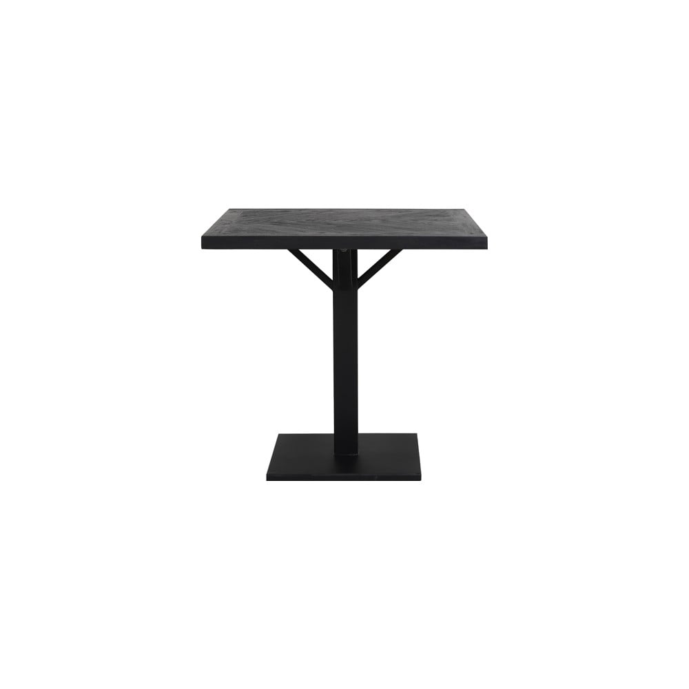 Masă de dining neagră 80x80 cm Chisa – Light & Living
