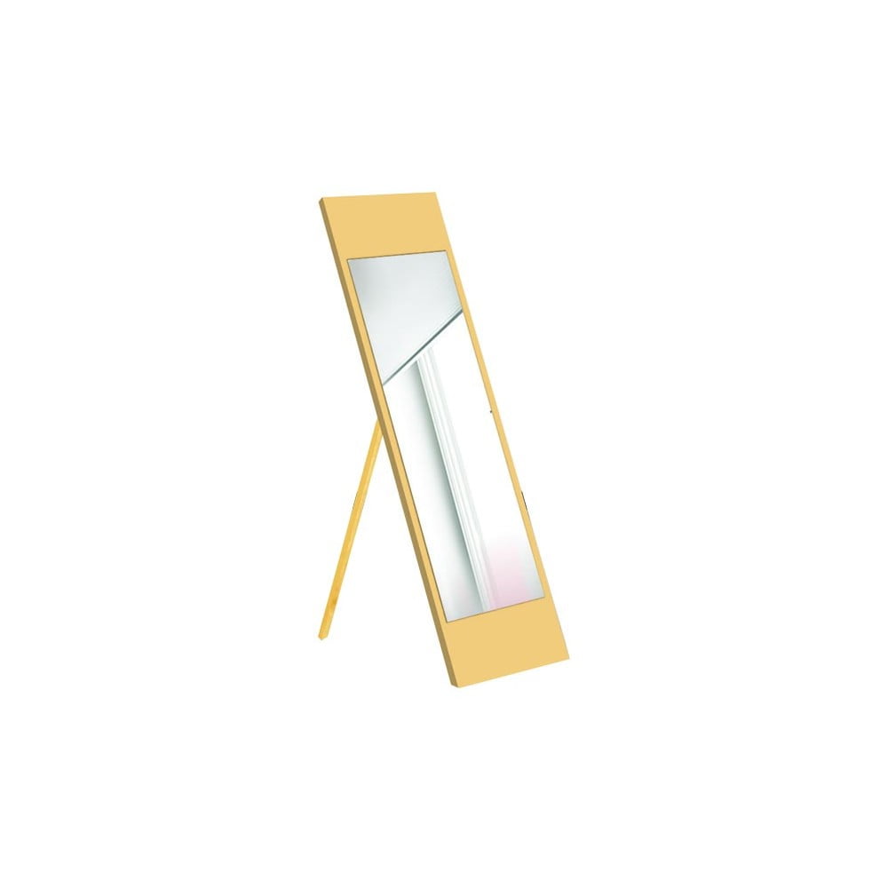 Oglindă cu suport Oyo Concept, 35x140 cm, galben